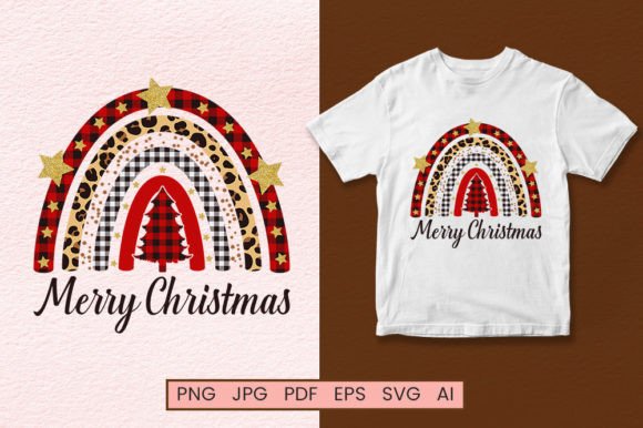 Colorful Christmas Graphics for T-Shirt Designs