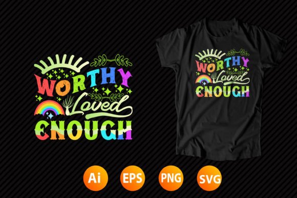 Graphic Design Asset: Rainbow T-Shirt Design 9