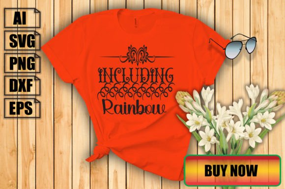 Including Rainbow Graphics for T-Shirt Designs