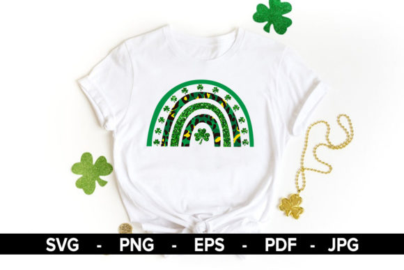 Irish Rainbow T-Shirt Design Graphics and Print Templates