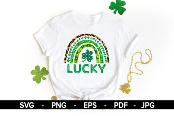 Lucky Rainbow Irish T-Shirt Design