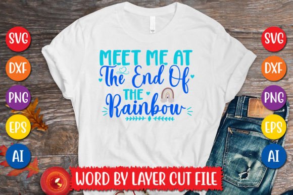 Meet Me at the End of the Rainbow Svg Graphics
