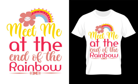Rainbow T-Shirt Design 36: Graphics & Print Templates