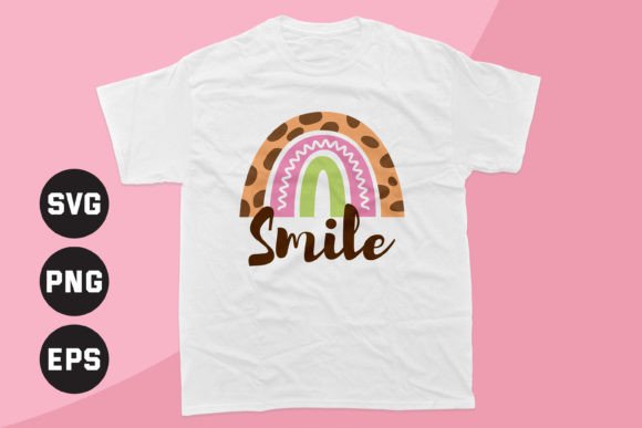 Smile-Rainbow T Shirt Design: Graphics and T-Shirt Designs